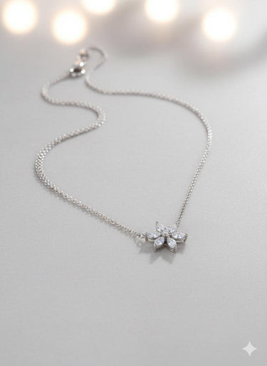 925 Silver Flower Chain